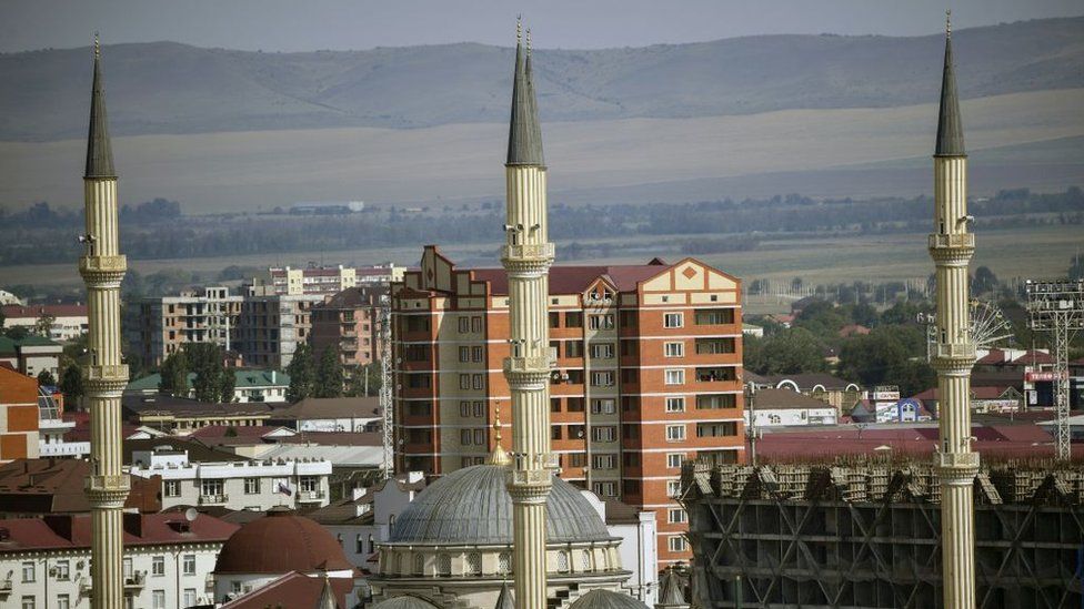 A view of Grozny
