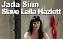 Picticon bondage and fetish: Jada Sinn &amp;amp; sclava Leila Hazlett, dominatoare feminină biciuire cu punctul...