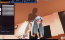 H3DC: 3D-hentai fickte stiefschwester im schlafzimmer
