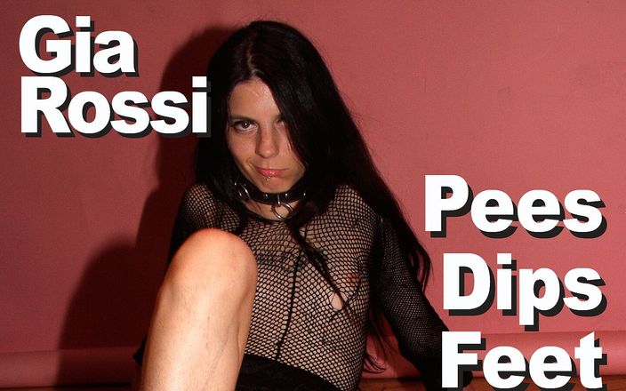 Picticon bondage and fetish: Gia Rossi wkurza i zanurza stopę