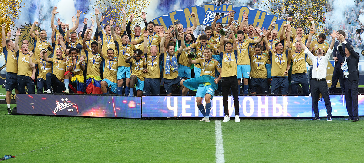 Sang singa mengaum: Zenit berhasil merengkuh gelar liga ke-11!