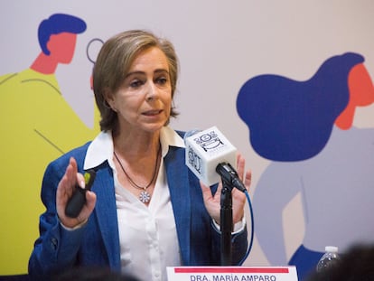 María Amparo Casar en Ciudad de México, en agosto de 2019.