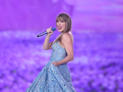 La cantante estadounidense Taylor Swift, el pasado 17 de mayo en un concierto en Estocolmo.