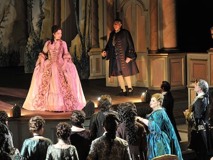 Una escena de la ópera 'Adriana Lecouvreur'.
