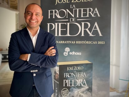 El escritor José Zoilo, ganador del Premio Edhasa Narrativas Históricas 2023 con la novela 'La frontera de piedra'