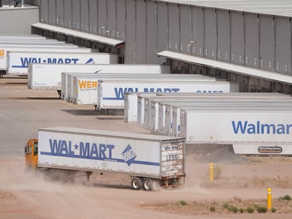 Centro logístico de Walmart en EE UU.