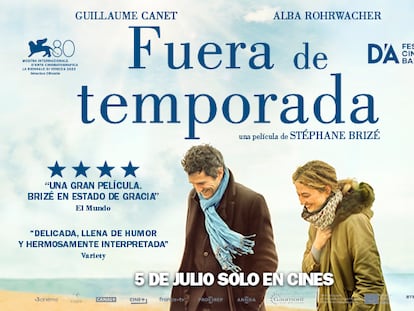 Cartel de la película 'Fuera de temporada', en cines el 5 de julio.