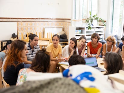 Reunión de profesorado de un instituto escuela de Barcelona, en una imagen de archivo.