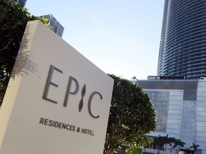 Torre Epic de Miami, que alberga hotel, propiedad de Amancio Ortega, y viviendas.