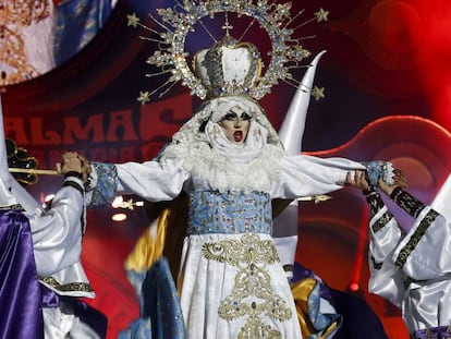 La drag Sethlas, ganadora del concurso Drag del Carnaval de Las Palmas y protagonista de la polémica.