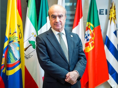 Mariano Jabonero, secretario general de la OEI, fotografiado en su sede de Madrid