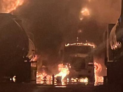 Al menos 5 pipas cargadas de gas explotaron el martes 30 de abril en Tlahuelilpan, Hidalgo.
