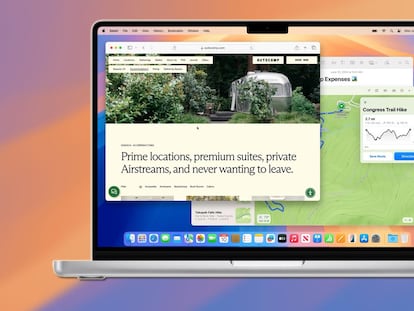 Portátil de Apple con macOS Sequoia