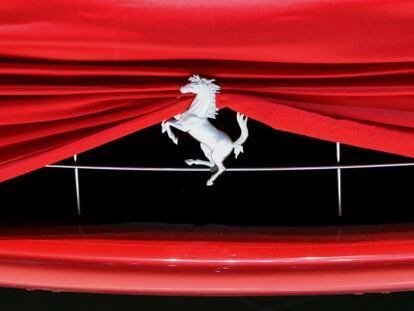 Logo de la marca italiana de deportivos Ferrari