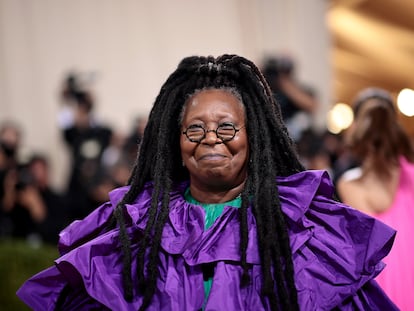 Whoopi Goldberg at the 2021 Met Gala in New York, an event that was held that year on September 13 due to the pandemic.