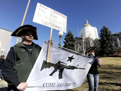 Las personas proarmas celebran el primer &#039;Appreciation Gun Day&#039; en Estados Unidos.