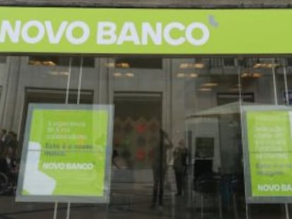 Sucursal de Novo Banco en Lisboa.