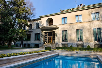 La piscina de Villa Necchi Campiglio fue la primera climatizada que se instaló en Milán.