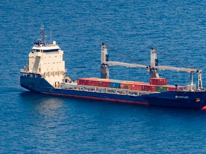 The cargo ship 'Borkum' on Thursday declined to dock in Spain's port of Cartagena.