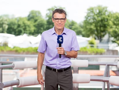 Wilander posa en las instalaciones de Roland Garros. / EUROSPORT