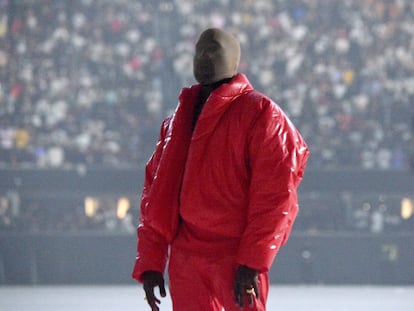 Kanye West presentando 'Donda' el 22 de julio en Atlanta.