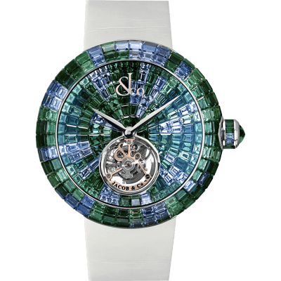 Jacob &amp;amp; Co. Brilliant Flying Tourbillon Green Camouflage Limited Edition 47mm