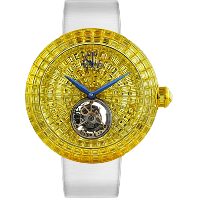 Jacob &amp;amp; Co. Brilliant Flying Tourbillon Yellow Sapphires Limited Edition 47mm