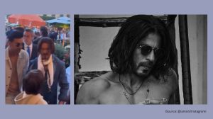 Shah Rukh Khan sports a different look at Anant Ambani-Radhika Merchant's cruise bash