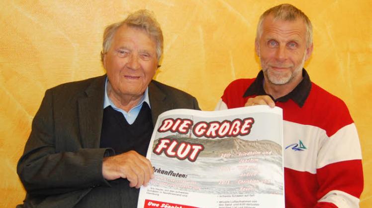Uwe Sönnichsen (l.) und Jörg Elias sehen dem letzten Vortrag einer 63-jährige Ära entgegen.