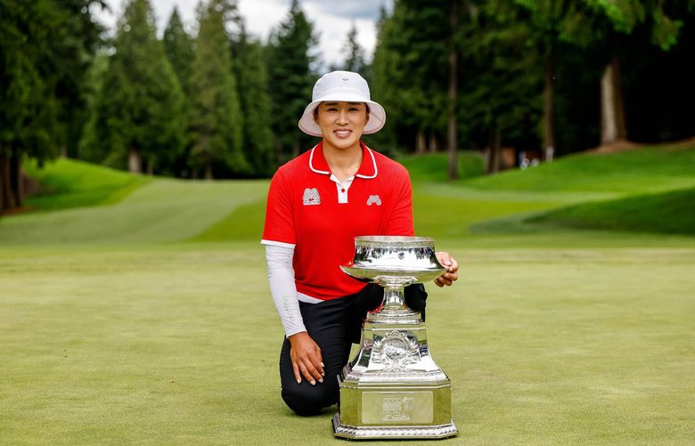 Amy Yang won her first major on the PGA tour Sunday at Sahalee.  The final round of the KPMG Women’s PGA Championship was contested at Sahalee Country Club, in Sammamish, WA, Sunday, June 23, 2024. 227150