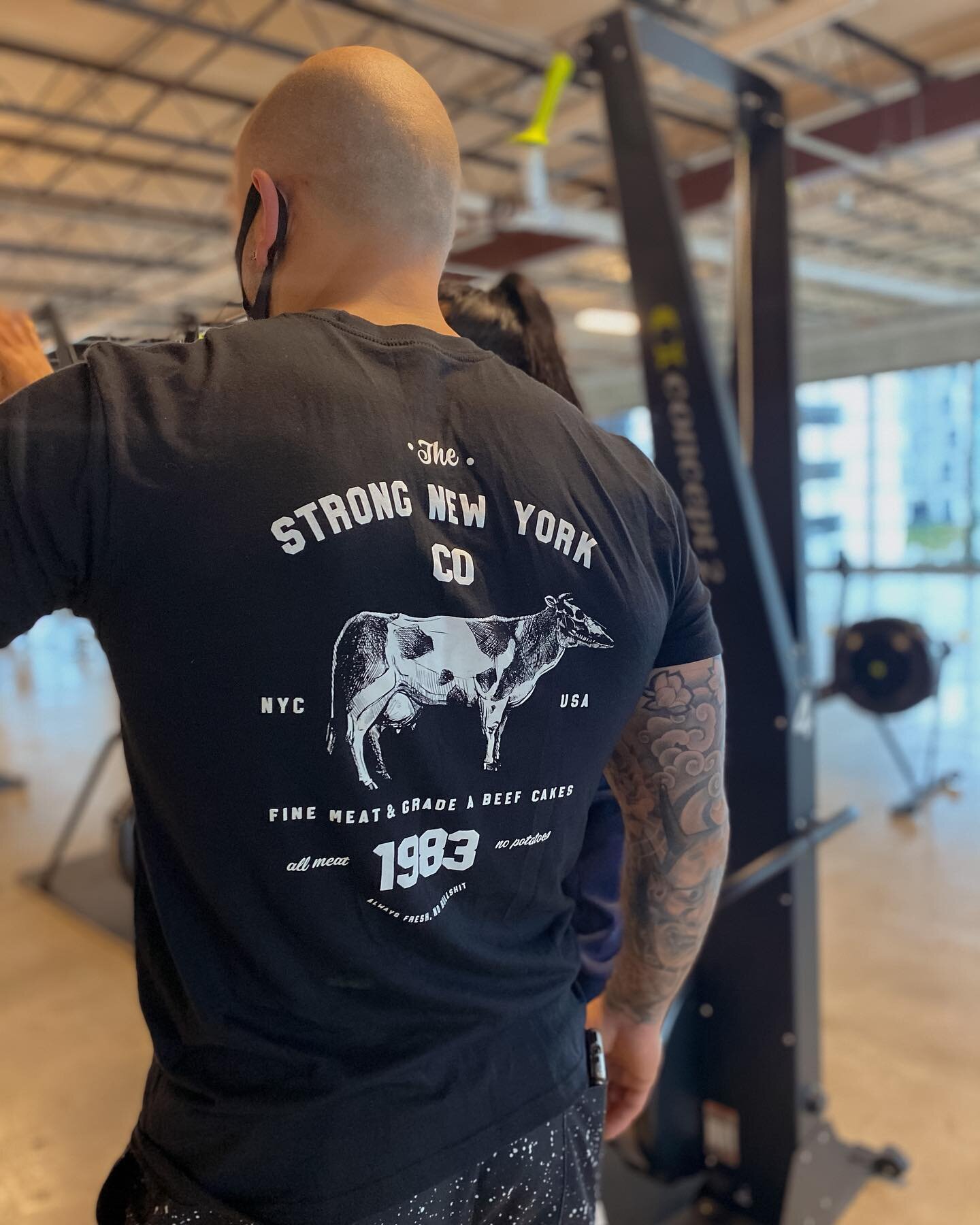 @lukahocevar staying fresh in the All Meat tee 🐄
#strongnewyork #strongapparel #gradeabeef