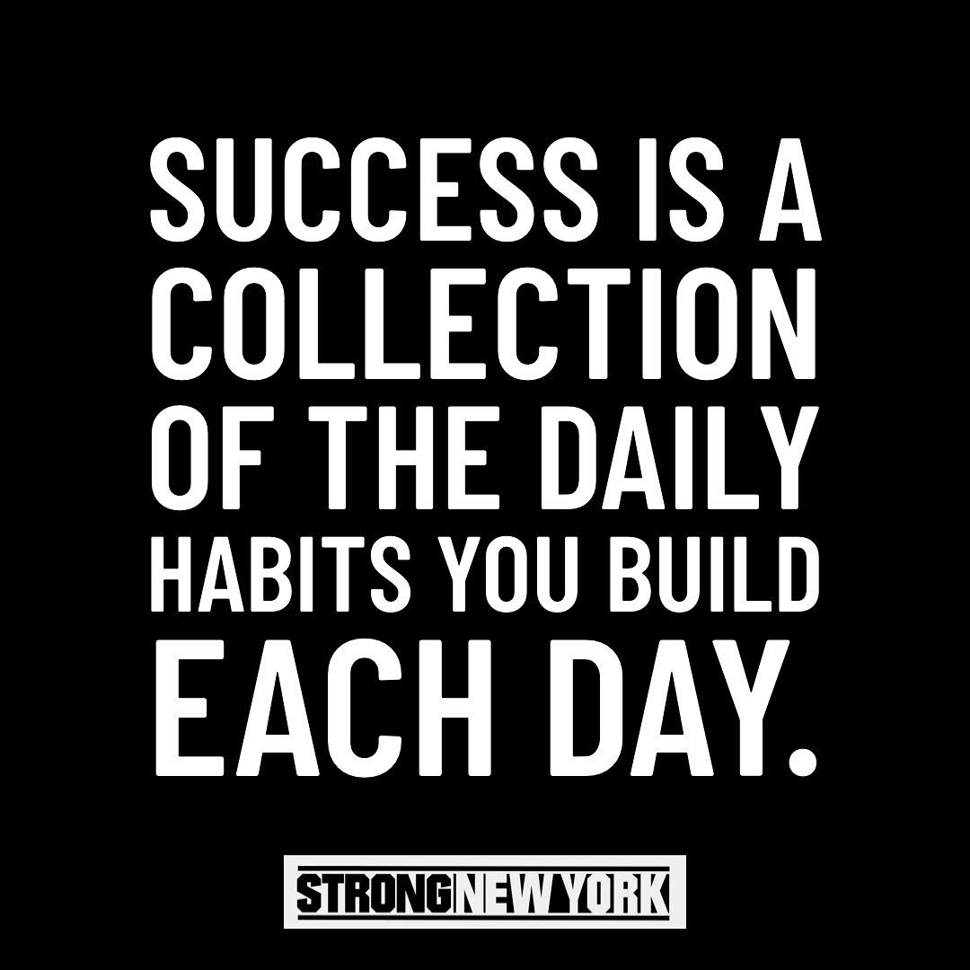 Your daily choices become your habits. 

Your habits build on each other to become your lifestyle.

Your lifestyle determines your success.

Success is just a collection of the daily habits you build each day.

Small changes today add up to the big s