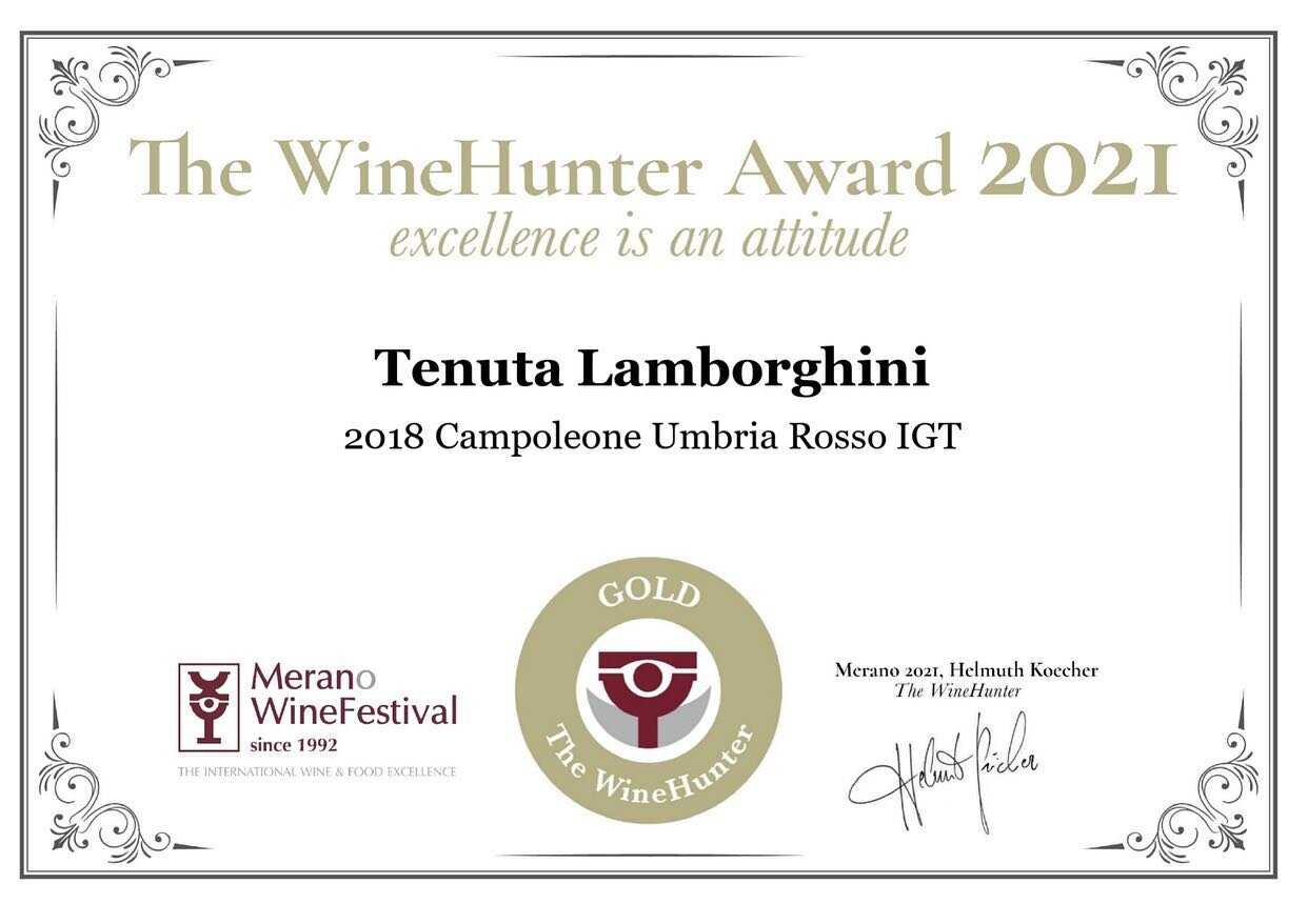 Ringraziamo @the_winehunter per i premi conferiti quest&rsquo;anno ai nostri Rossi classici #Campoleone2018 #Torami2018 

@lamborghiniwine_official