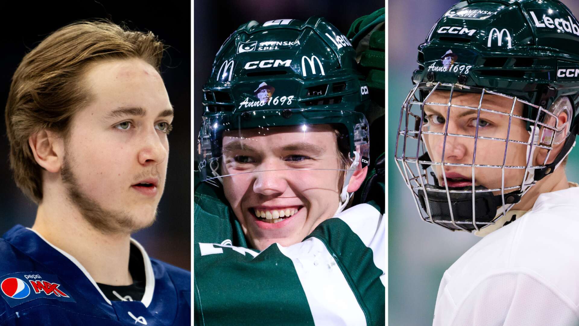 Stian Solberg, Noel Fransén och Jack Berglund rankas alla som spelare som kan draftas i de tre första rundorna i NHL-draften.