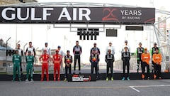La parrilla de Fórmula 1 para la temporada 2024 en Bahréin.
