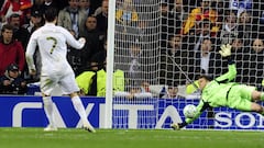 Neuer para un penalti a Cristiano en la Champions League.