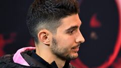Alpine's French driver Esteban Ocon attends the drivers press conference at the Circuit de Monaco in Monaco, on May 23, 2024, ahead of the Formula One Monaco Grand Prix. (Photo by Andrej ISAKOVIC / AFP)