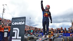El piloto neerlandés de Red Bull, Max Verstappen, ganador del GP de Canadá.