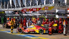 50 FUOCO Antonio (ita), MOLINA Miguel (spa), NIELSEN Nicklas (dnk), Ferrari AF Corse, Ferrari 499P #50, Hypercar, FIA WEC, ambiance during the Wednesday Qualifying session of the 2024 24 Hours of Le Mans, 4th round of the 2024 FIA World Endurance Championship, on the Circuit des 24 Heures du Mans, on June 12, 2024 in Le Mans, France - Photo Julien Delfosse / DPPI