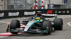 Lewis Hamilton (Mercedes W15). Montecarlo, Mónaco. F1 2024.