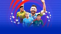 Las estrellas de la copa América.
