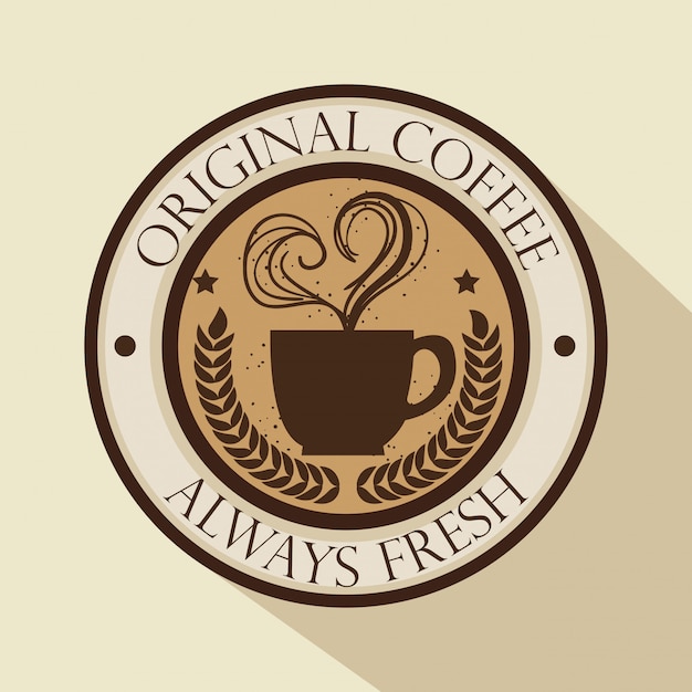 Oryginalne logo kawy