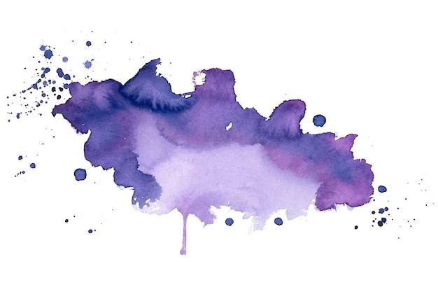 Bezpłatny wektor purpurowy akwareli plamy tekstury abstrakta tło