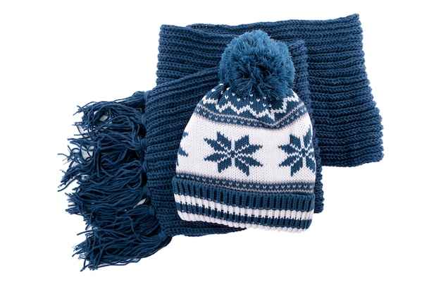 Bezpłatne zdjęcie czapka zimowa i szalik
