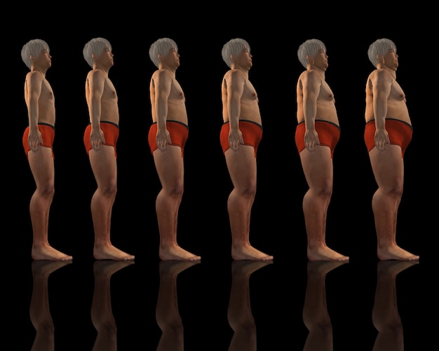 Bezpłatne zdjęcie zmiany masy ciała