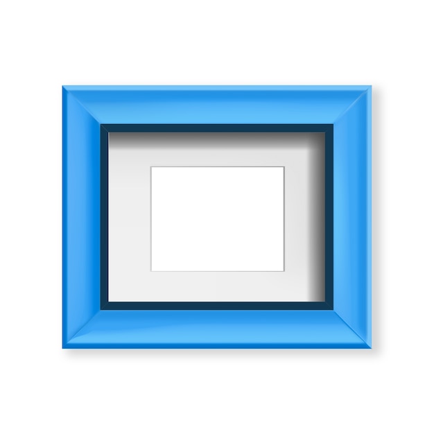 Bezpłatny plik PSD realistyczny element ramki na zdjęcia na białym tle