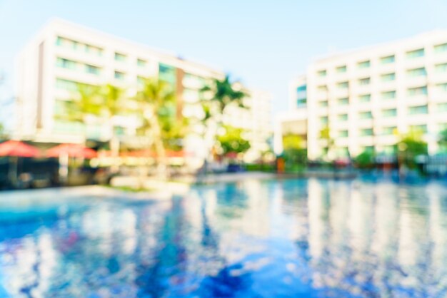 Borrão piscina hotel resort