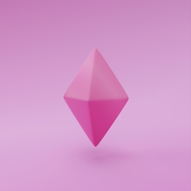 Fundo de diamante rosa gradiente
