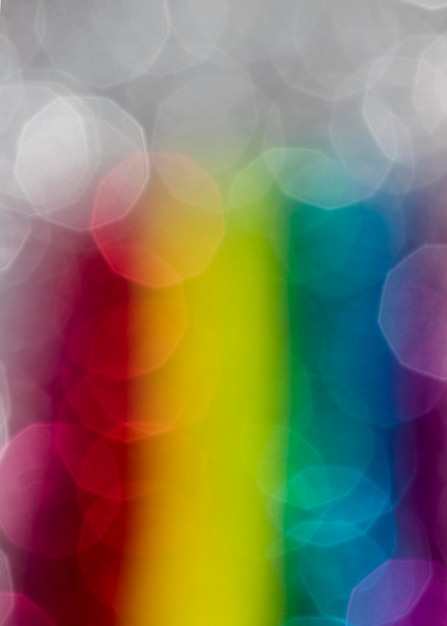 Kostenloses Foto defokussierter glänzender regenbogenglitter