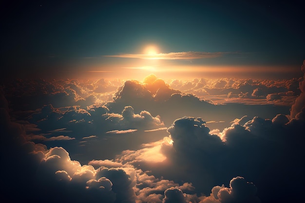 Kostenloses Foto himmel über den wolken cinematic clouds wallpaper 5